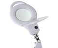 LED-förstoringsglaslampa med bordsklämma, 2.25x, A+, 125mm, 8W, UK Type G (BS1363) Plug